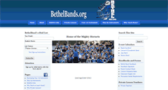 Desktop Screenshot of bethelbands.org